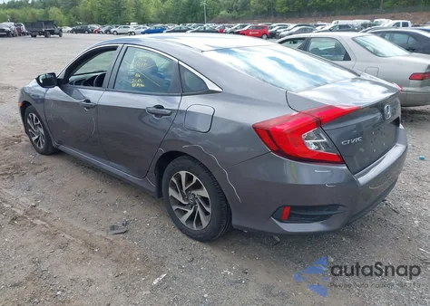 2016 Honda Civic Ex from USA, damaged, VIN 19XFC2F78GE246054